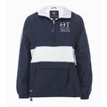 Theta Tau Rugby Striped Lined Windbreaker