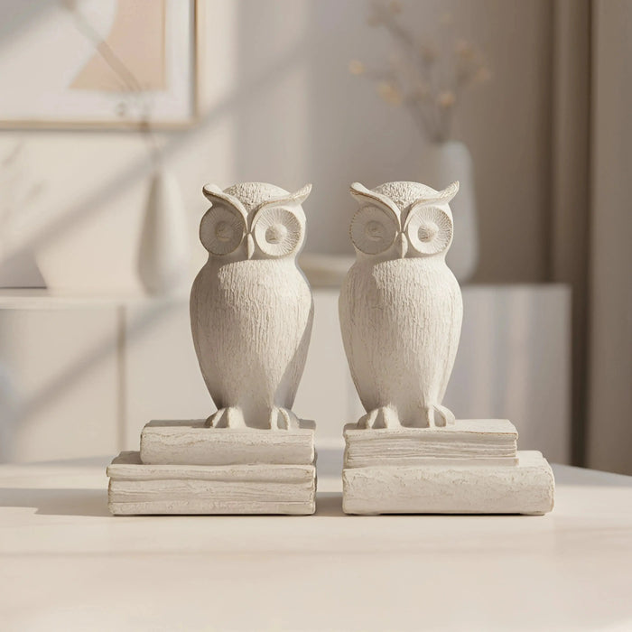 Twins of the Twilight - Owl Bookends