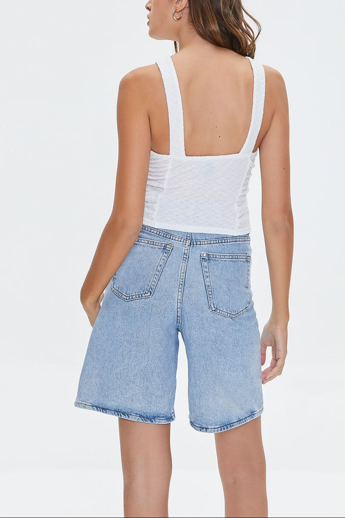V-Strap Cutout Crop Top