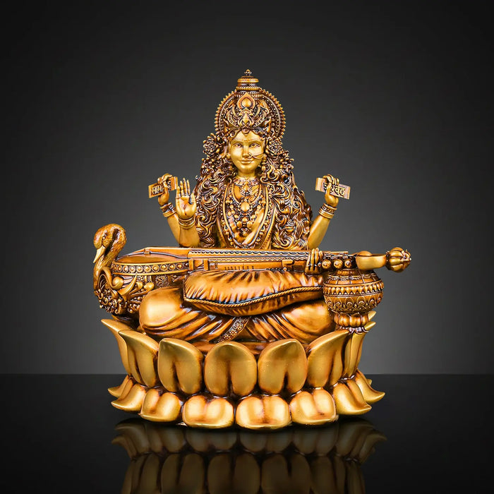 Veena Vadini Saraswati (Lotus) Car dashboard