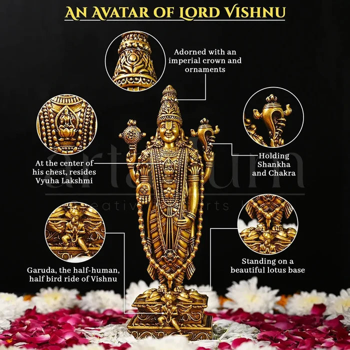 Venkateshwar Balaji 4 Inch Car Dashboard