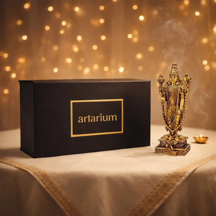 Venkateshwar Balaji Idol with Gift Box theartarium