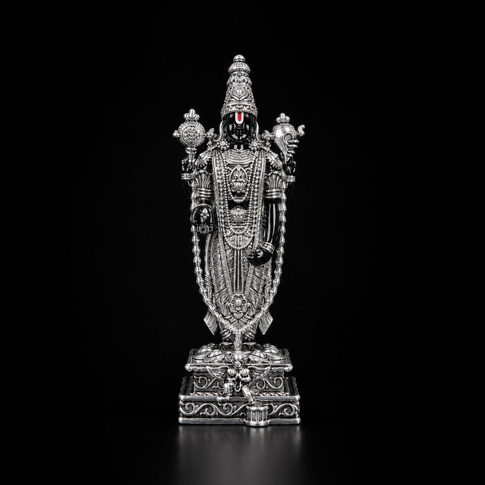 Venkateshwar Balaji Silver Plated Idol