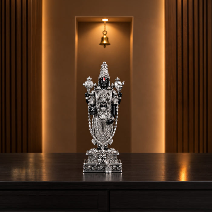 Venkateshwar Balaji Silver Plated Idol