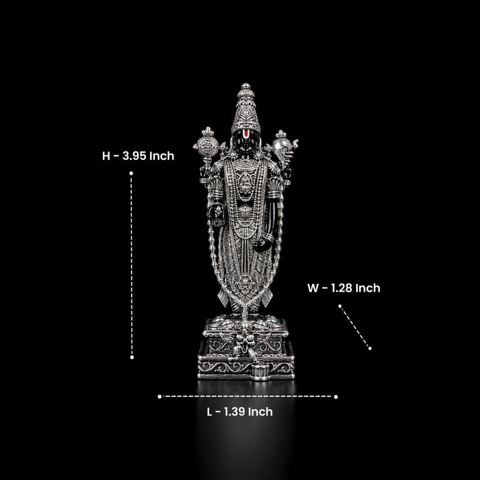 Venkateshwar Balaji Silver Plated Idol