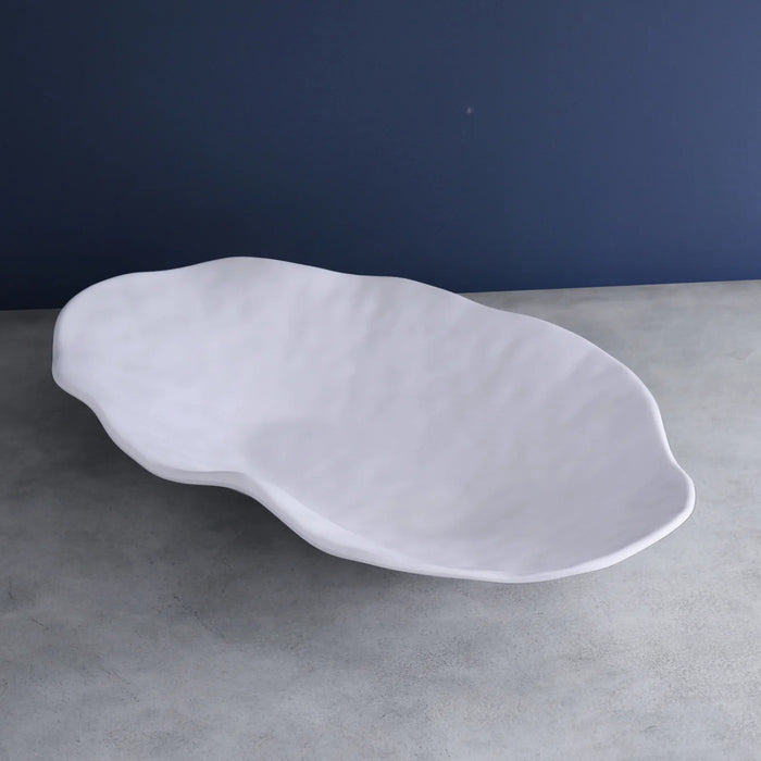 VIDA NUBE EXTRA LARGE OVAL BOWL, WHITE