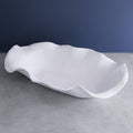 VIDA NUBE EXTRA LARGE OVAL CENTERPIECE, WHITE