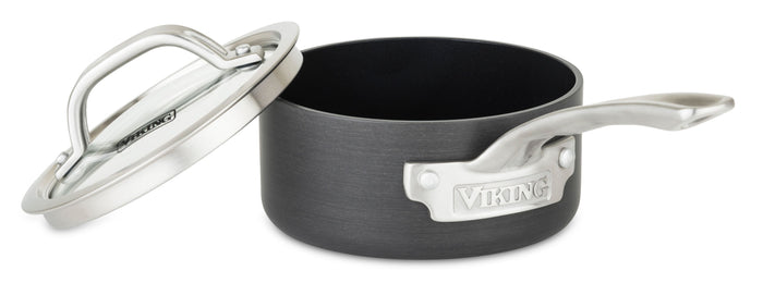 VIKING NON-STICK 1 QT SAUCE PAN, HARD ANODIZED