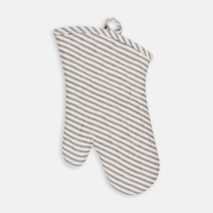 VIKING OVEN MITT STRIPE, PEWTER