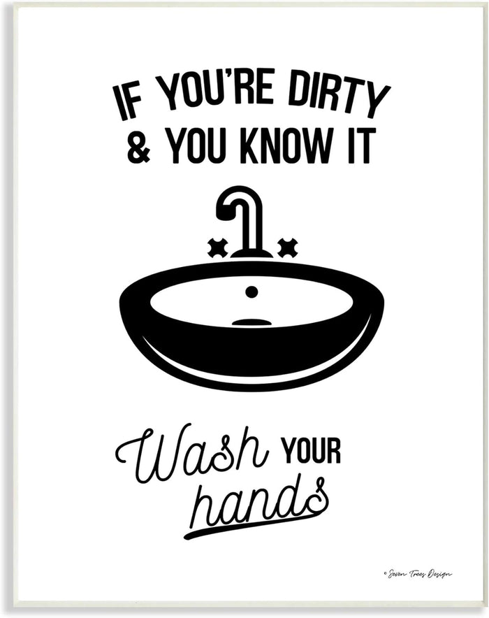 Wash Your Hands Metal Sign