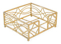 WAVE COCKTAIL NAPKIN CADDY, GOLD