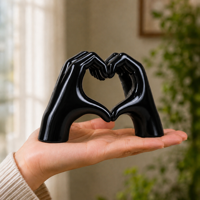 White Love Hand Showpiece