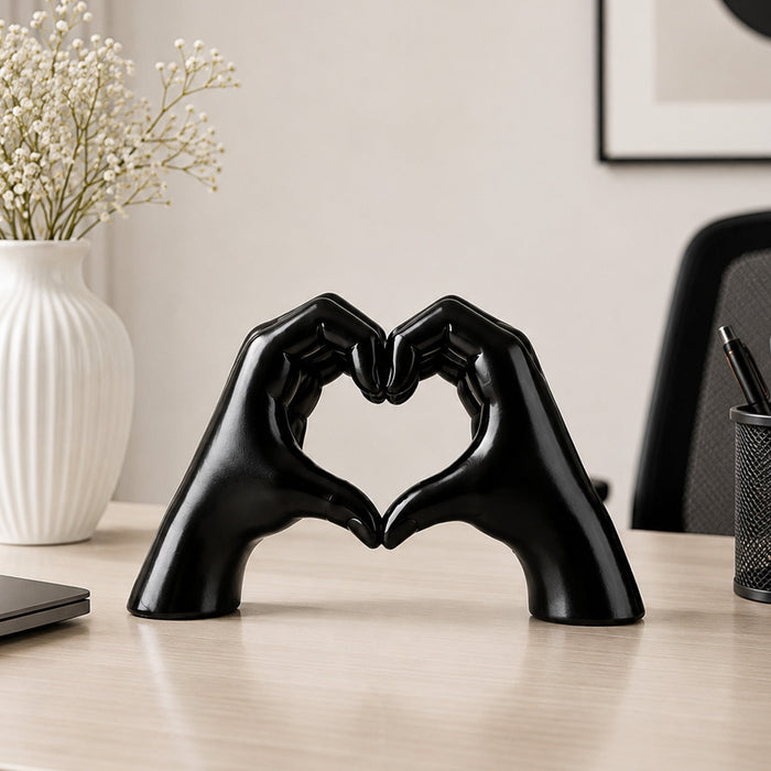 White Love Hand Showpiece