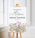 Wildflower Bridal or Wedding Welcome Sign