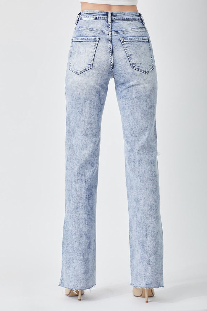 Winslet Long Inseam Straight Leg Jeans