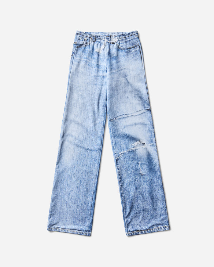 La Maskarade Wmns Trompe L'Œil Jogger Blue Pants Sweatpants JOGGERTROMPE 001