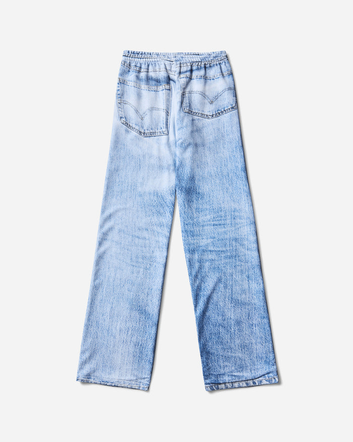 La Maskarade Wmns Trompe L'Œil Jogger Blue Pants Sweatpants JOGGERTROMPE 001