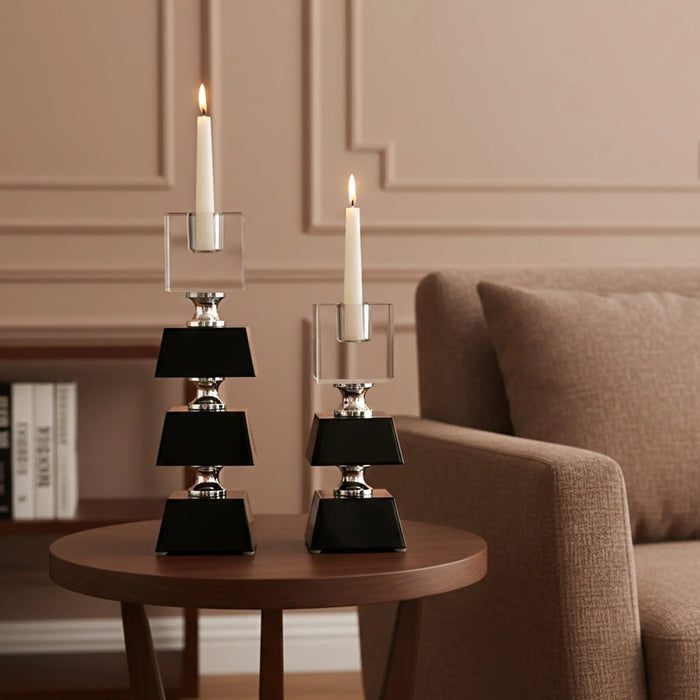Yin-and-Yang Candle Holders