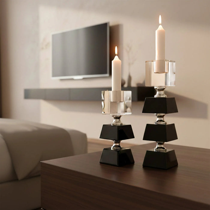Yin-and-Yang Candle Holders