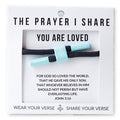 YOU ARE LOVED Bracelet, Christian Cord Bracelet