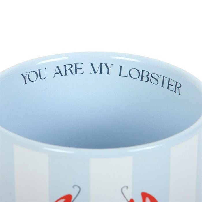 You Are My Lobster Striped Mug