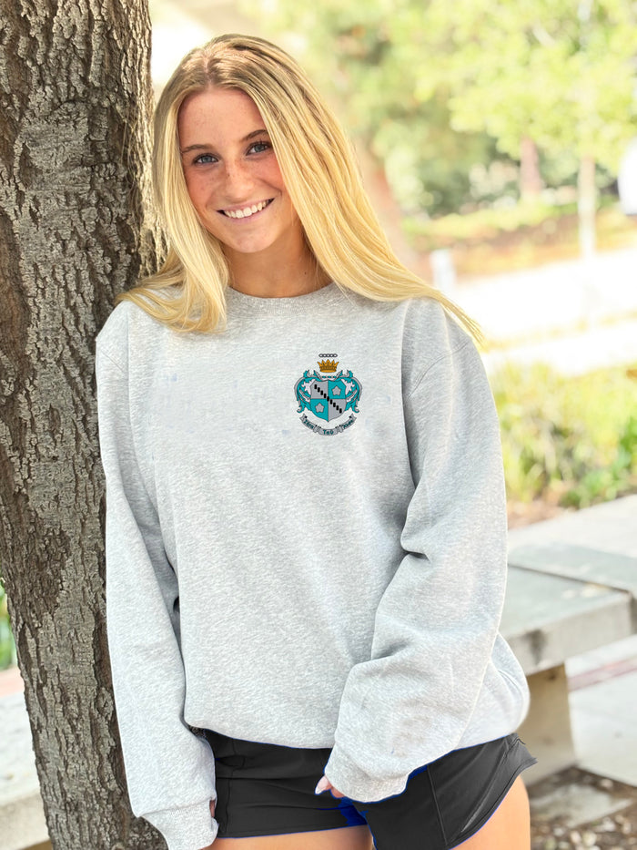 Zeta Tau Alpha lululemon Steady State Crew - Embroidered Crest