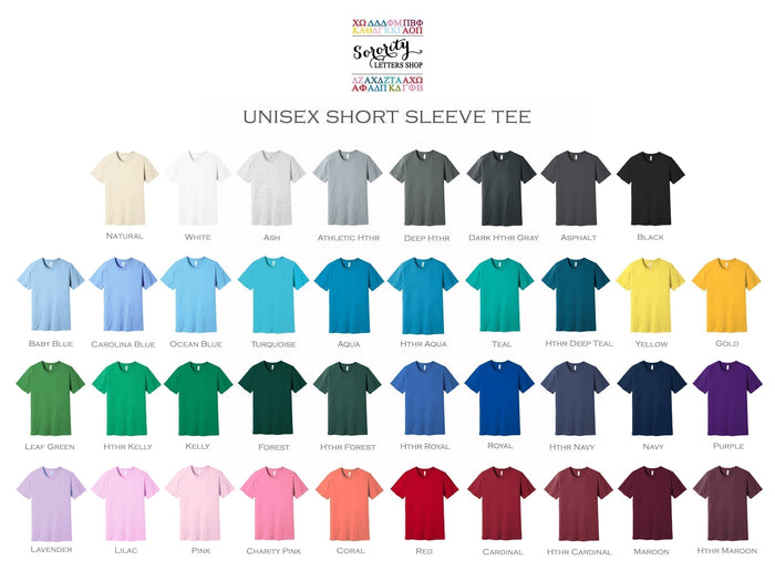 Zeta Tau Alpha Short Sleeve T-Shirt - Golden Tee